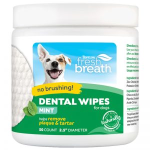 FB-DLWP50 TropiClean Fresh Breath Dental Wipes (1)
