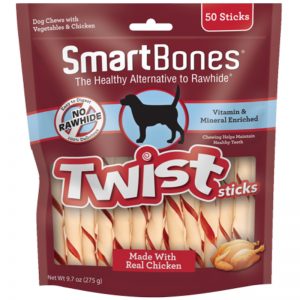 SMB-2942 Chicken Smart Twist Sticks 50pcs
