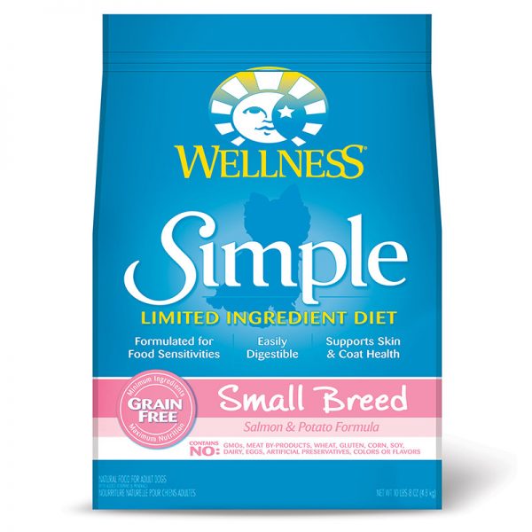 WN-SimSBSal4 Simple Solutions (Limited Ingredient Diet) - Small Breed - Salmon & Potato (Grain-Free) - Wellness - Silversky