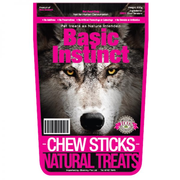 Chew Sticks (2) - Basic Instinct - Silversky