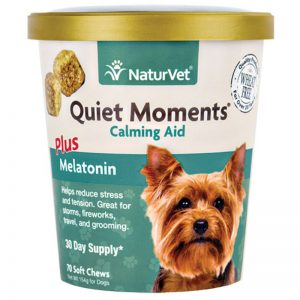 Quiet Moments® Calming Aid Plus Melatonin - NaturVet - Silversky