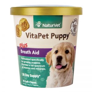 VitaPet Puppy™ Plus Breath Aid - NaturVet - Silversky