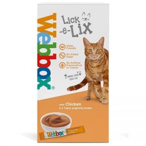 WEBBOX LICK-E-LIX CHICKEN PK.5 - Webbox Natural Bedtime Soothing Treats