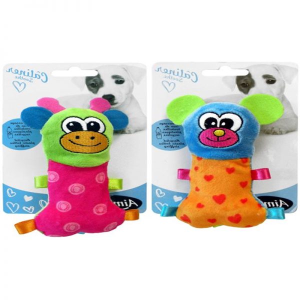 Aime Mini Toys Baby Giraffe & Mouse 13cm - Aime - Adec Distribution