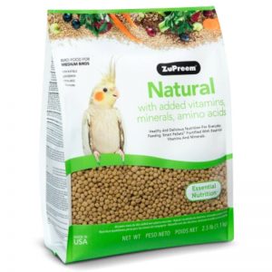 Natural with Added Vitamins, Minerals, Amino Acids for Medium Birds (1) - Zupreem - Adec Distribution