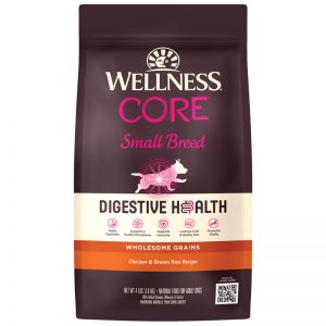 WN-COREDHSBCHK12 CORE Digestive Health Small Breed Chicken Recipe (Small Breed Chicken & Brown Rice) - 4lb - Wellness - StellarPets