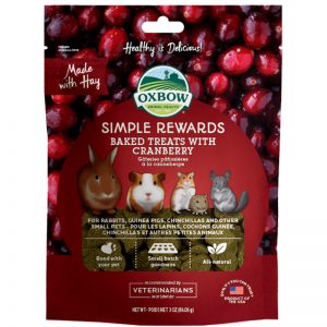 O424 Cranberry Natural Baked Treats - Oxbow - Yappy Pets