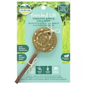 Timothy Apple Lollipop Enriched Life - Oxbow - Yappy Pets