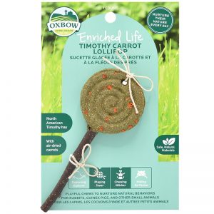 Timothy Carrot Lollipop Enriched Life - Oxbow - Yappy Pets
