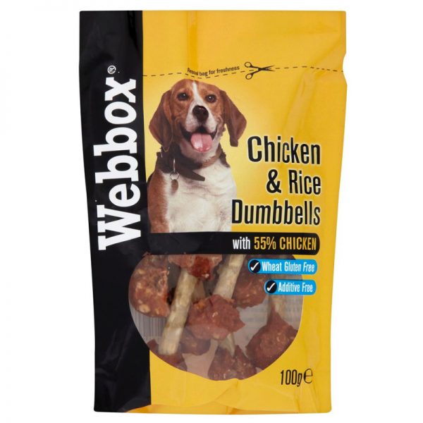Webbox Chicken & Rice Dumbbells - Webbox - Adec Distribution