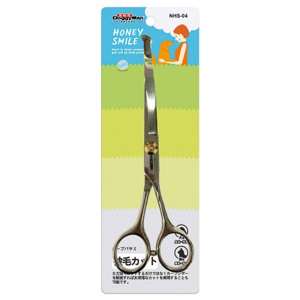DM-Z3204 Honey Smile Curved Grooming Scissors 6.5 for Cats & Dogs