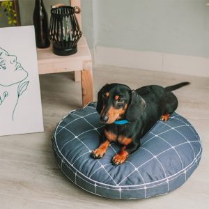 Dhoby Round Dog Bed (2)