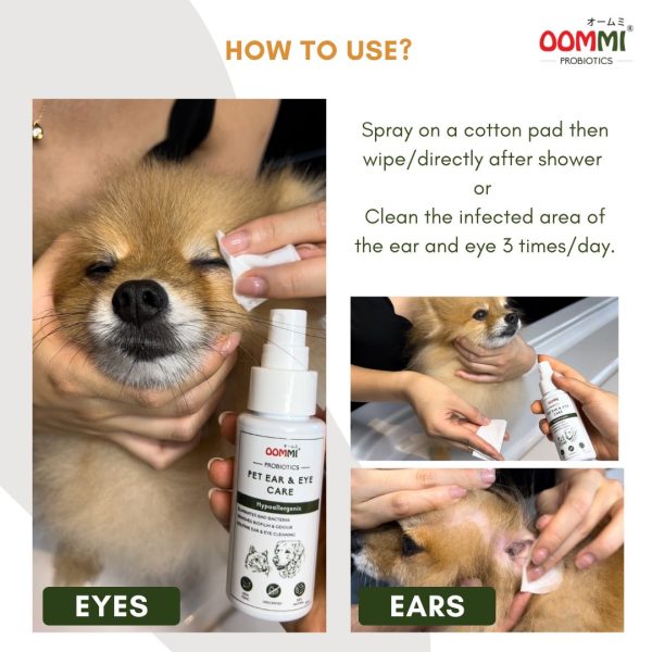 Probiotics Pet Ear and Eye Care (50ml) OOMMI