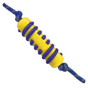 PJB12 KONG Stick with Rope Assorted Jaxx Brights (Large)