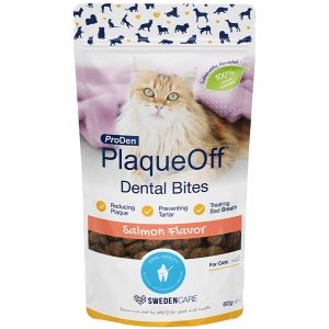SC-3523 PlaqueOff® Dental Bites for Cats - Salmon 60g