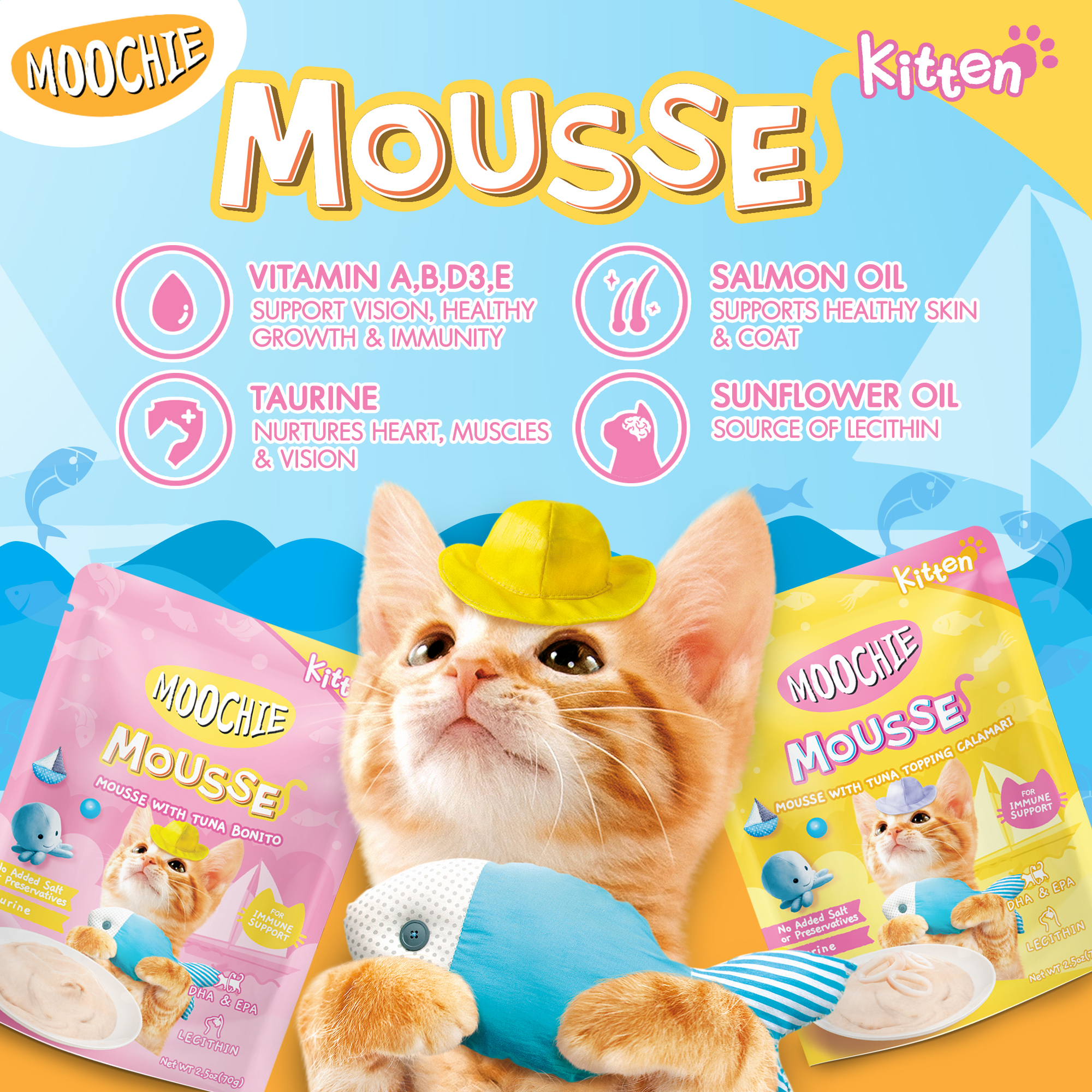 Moochie Kitten Meaty Mousse Pouch - clubpets E-Store | Online Pets'  Marketplace