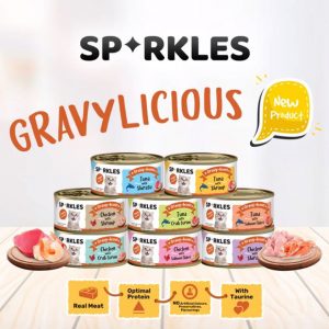 Sparkles Gravy-licious Canned Cat Food (80g)