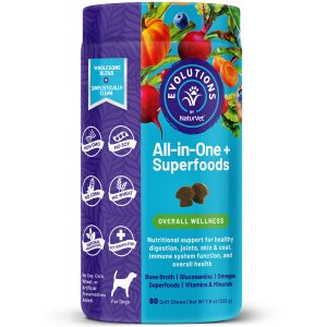 NV-EVO-AIO All-in-One Superfood Soft Chews for Dogs