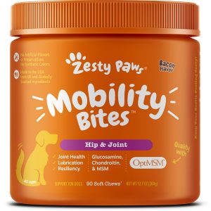 Zesty Paws Hip & Joint Mobility Bites - Z042B Mobility Bites (Bacon)