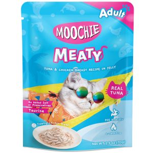 Moochie Meaty Tuna & Chicken Breast Recipe in Jelly 70g
