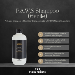 F0604 P.A.W.S Sanitizer Shampoo Series - Gentle (500ml) For Furry Friends