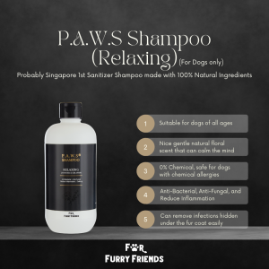 F0605 P.A.W.S Sanitizer Shampoo Series - Relaxing (500ml) For Furry Friends