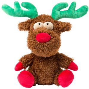 FY07683 FuzzYard Rocky the Christmas Reindeer Dog Toy