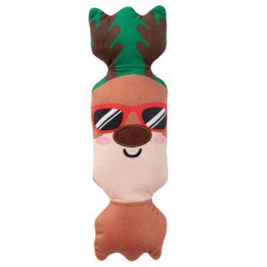 FY74890 FuzzYard Shake Your Bon Bons (2Pk) Dog Toy Christmas Toys