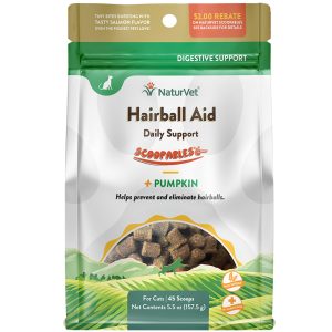 NV-CAT-SCOOP-HA NaturVet Scoopables Cat Hairball Aid Daily Support [Wt 5.5 oz ]