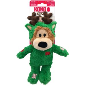 KONG Holiday Wild Knots Bear Assorted Colors