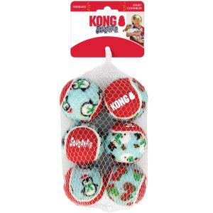 KONG Holiday – SqueakAir Balls (6 Pcs)