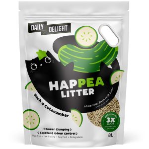 Daily Delight HAPPEA Cat Litter 8L (Such a Cutecumber)