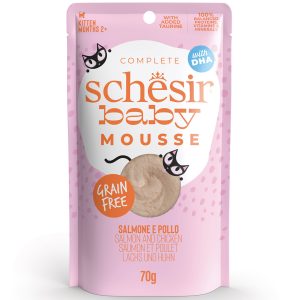 Schesir Baby Velvet Mousse - Salmon and Chicken - Silversky