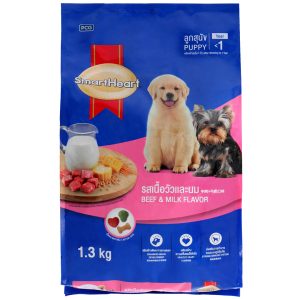 SH-DD-PUPBM1.3 SmartHeart Dry Dog Food Puppy - Beef & Milk - Silversky