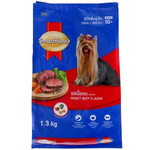 SH-DD-SBBEEF1.3 SmartHeart Dry Dog Food - Small Breed - Roast Beef - Silversky