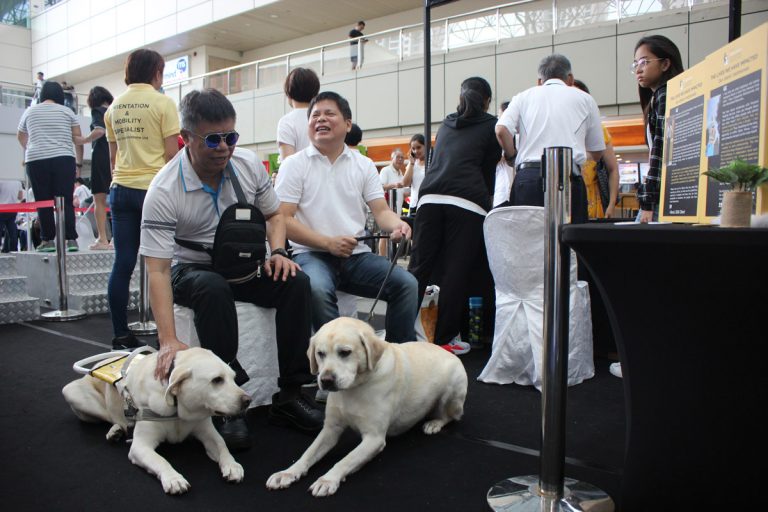 Guide Dogs Singapore Special Meet Service Dog Clare and Handler Hong Sen