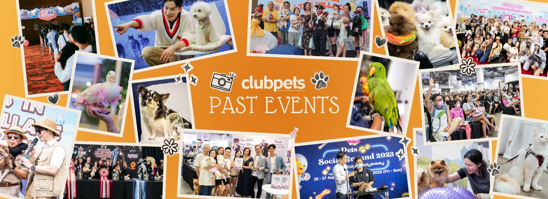 Singapore Past Pet Events Banner from Clubpets
